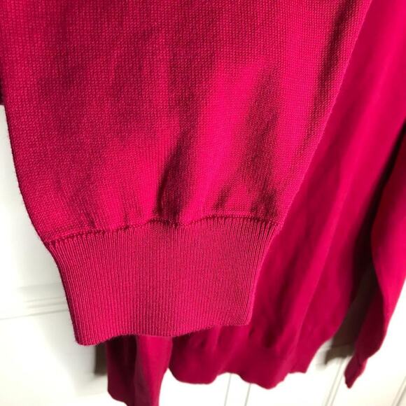 Cutter & Buck Thin Knit V-Neck Sweater Wildfire NEW ~ Size 1XB - Picture 3 of 5